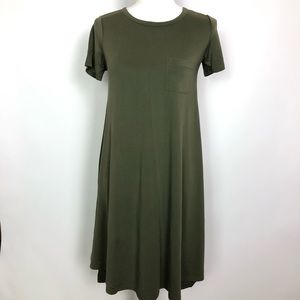 Lularoe Carly deep green